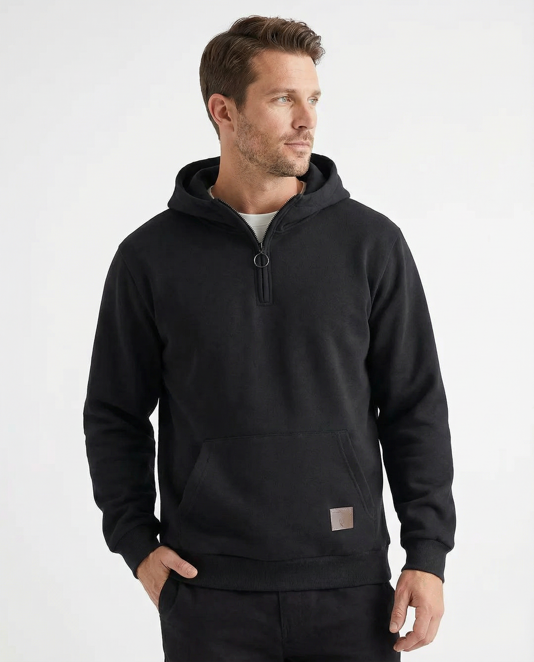 Connor_Half-ZipFrontHoodieblackStudio