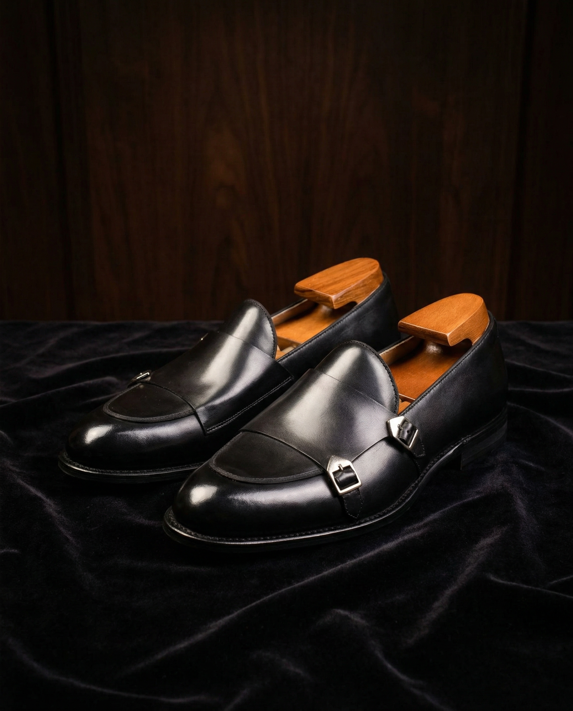 Enzo | Men Classic Leather Penny Loafers Black Studio
