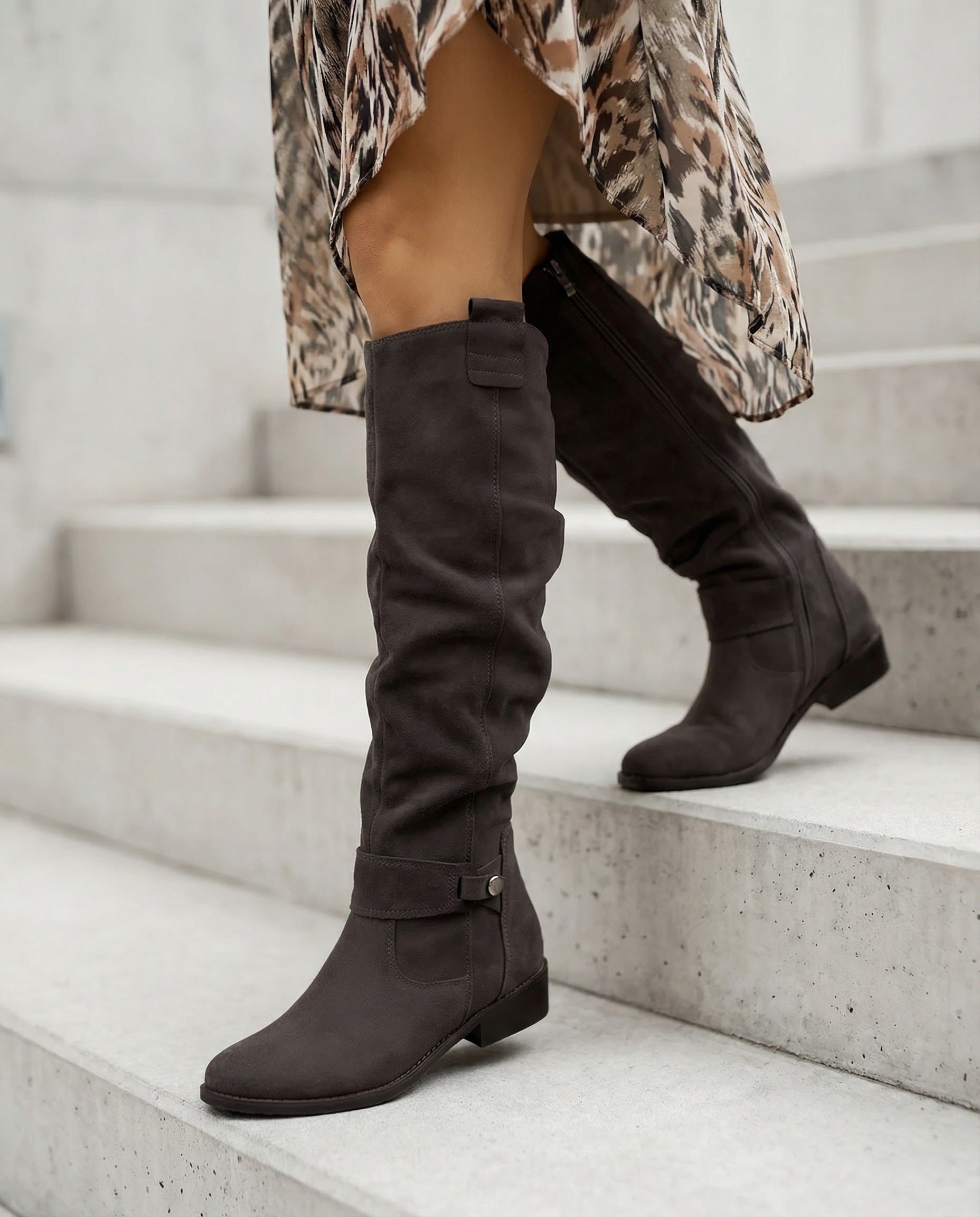 Estelle | Women Suede Knee High Boots