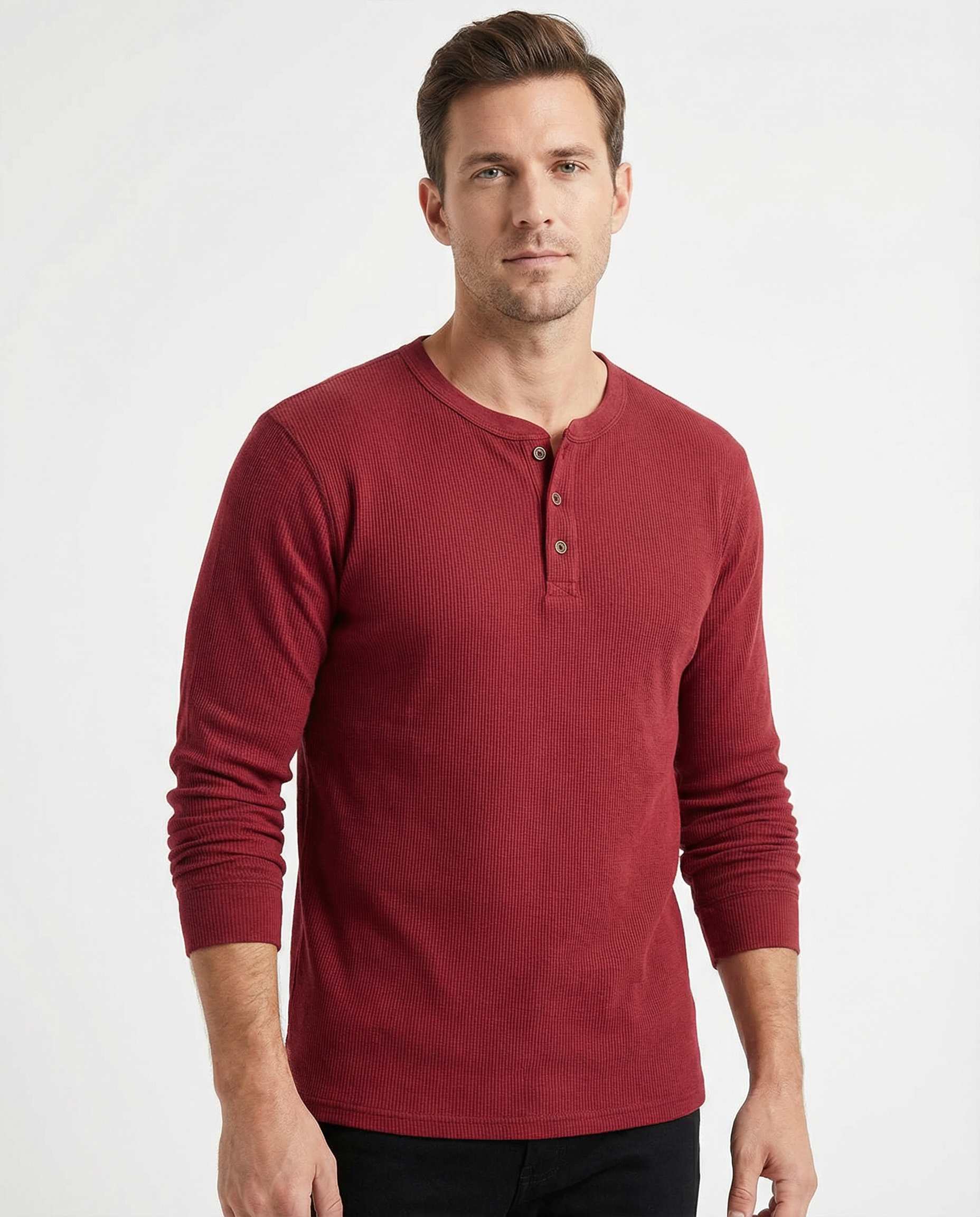 Grayson | Men Spring Cotton Henley Shirt
