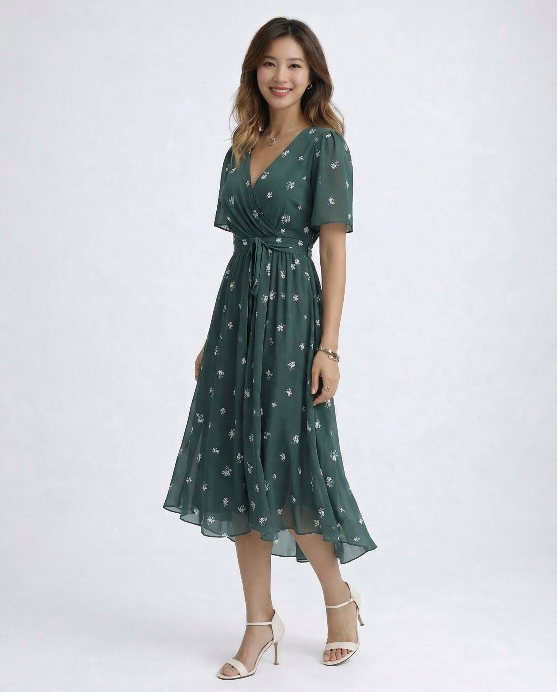 Violet | Women Lightweight Spring Midi Dress